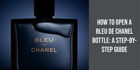 how to open Chanel perfume